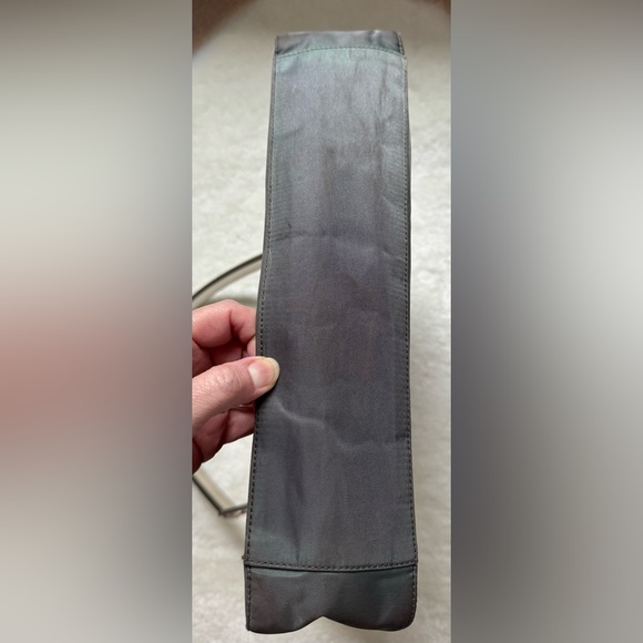 Authentic Prada Silver and Gray Shoulder Bag - Picture 3 of 16